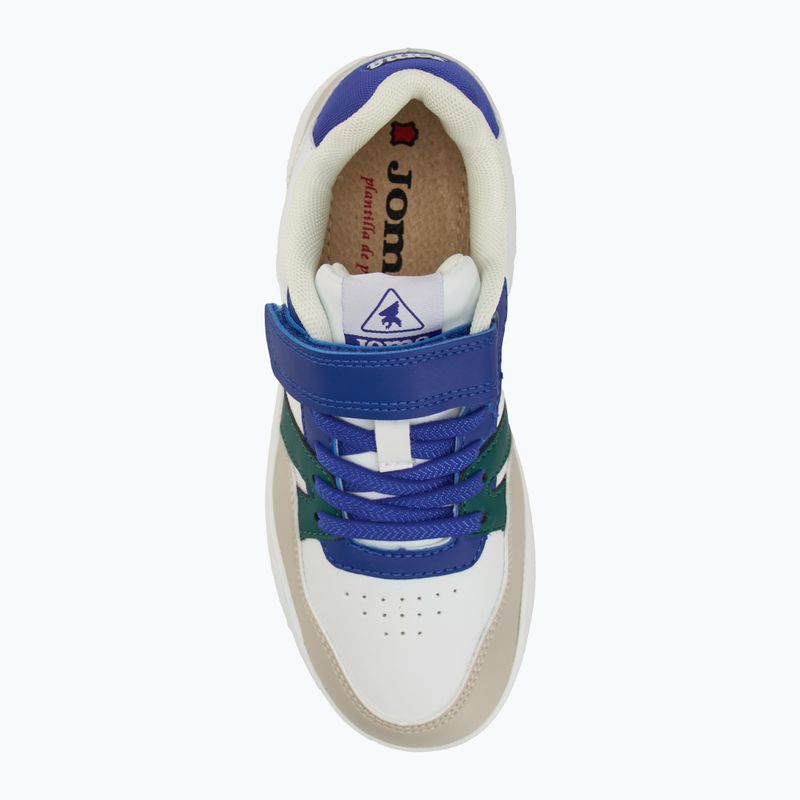 Dětské boty  Joma Platea Low Jr white/beige 5