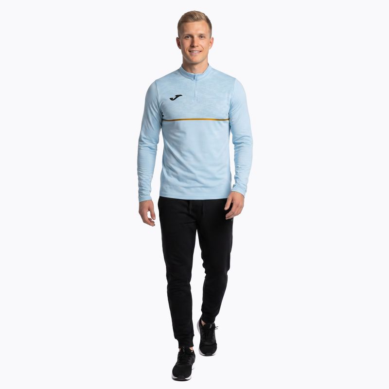 Pánská běžecká mikina Joma Record III light blue 2