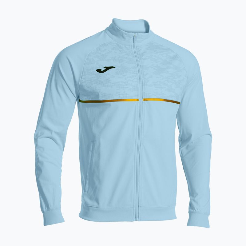 Pánská běžecká mikina Joma Record III Full Zip light blue