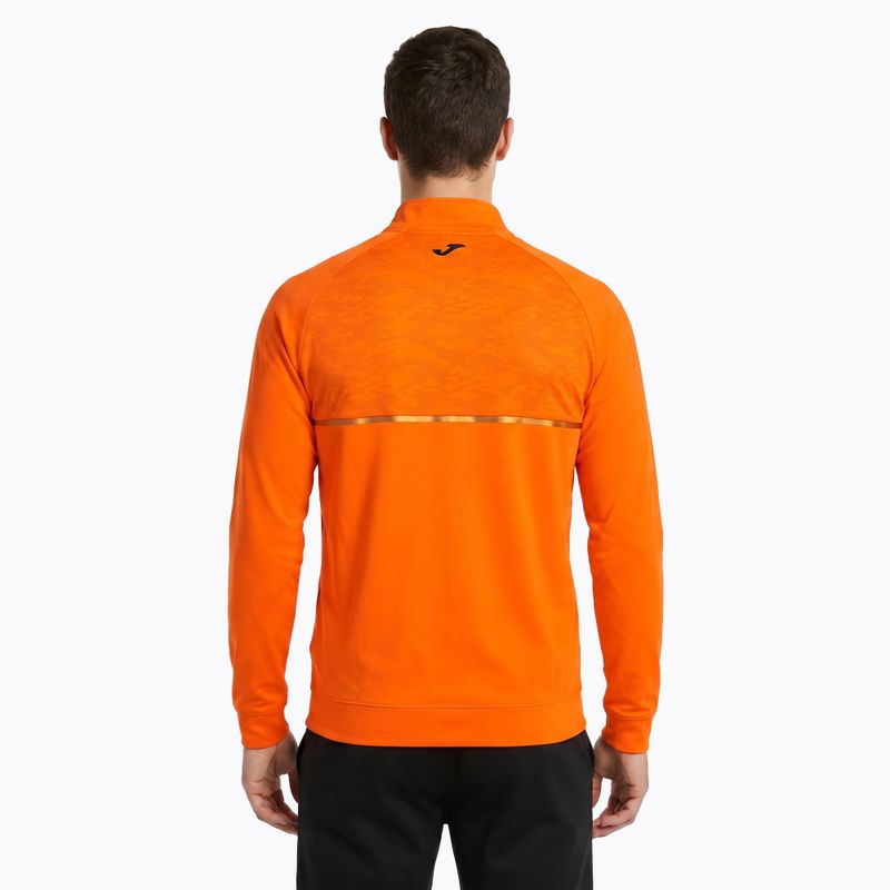 Pánská běžecká mikina Joma Record III Full Zip orange 2