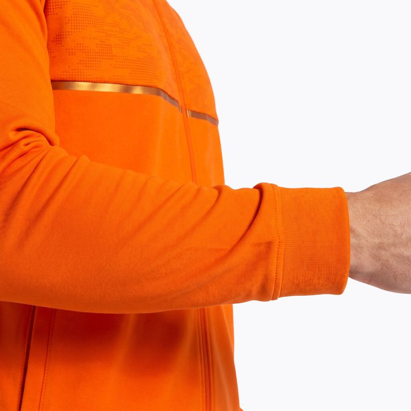 Pánská běžecká mikina Joma Record III Full Zip orange 4