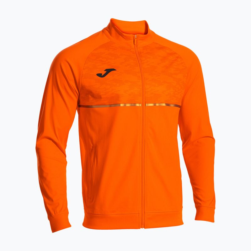Pánská běžecká mikina Joma Record III Full Zip orange