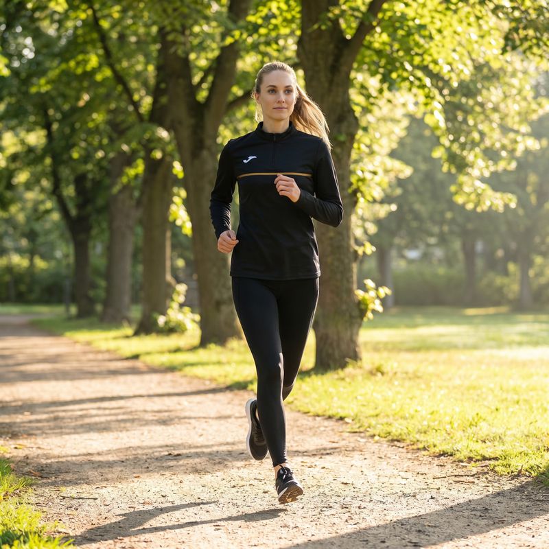Dámská běžecká mikina Joma Record III black 10