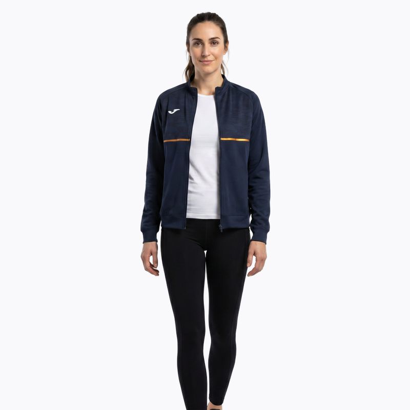 Dámská běžecká mikina Joma Record III Full Zip navy 2