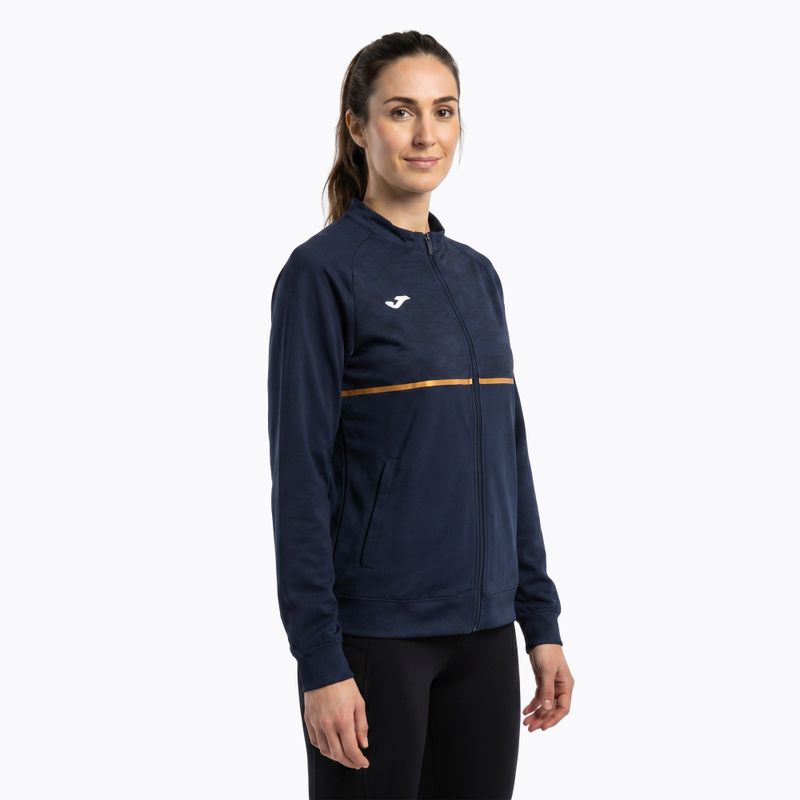 Dámská běžecká mikina Joma Record III Full Zip navy 3