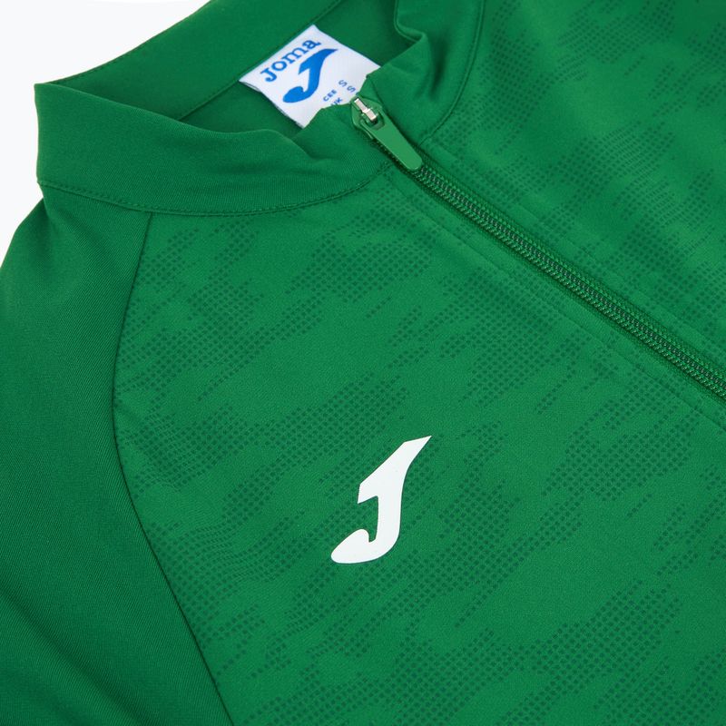 Dámská běžecká mikina Joma Record III Full Zip green 3