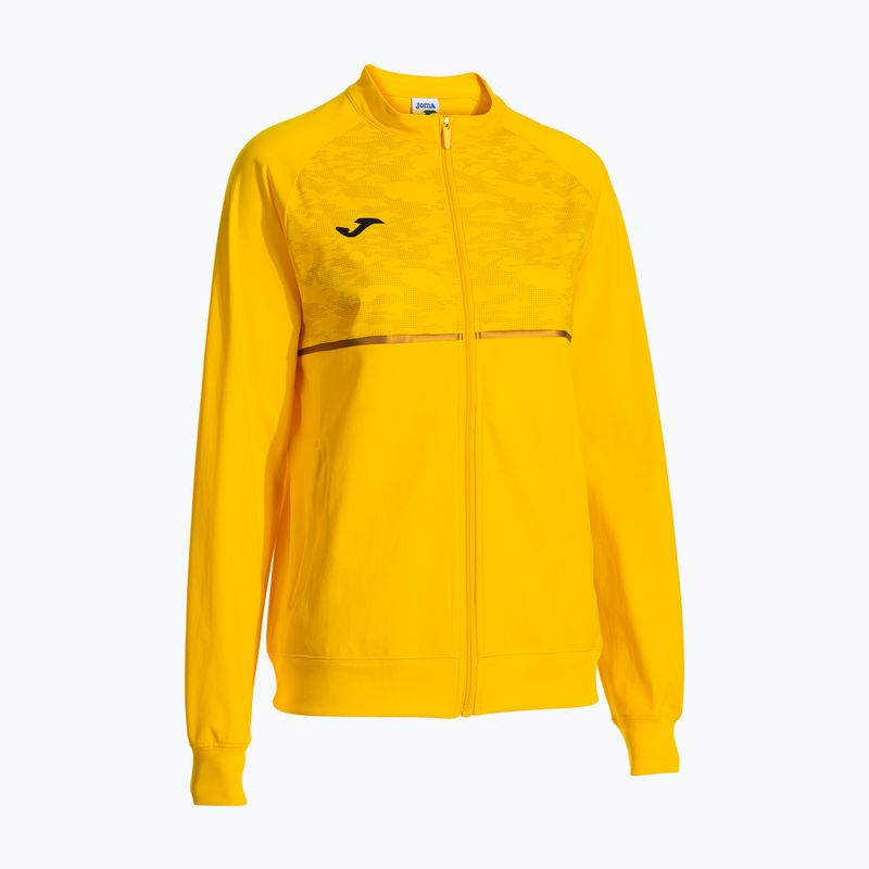 Dámská běžecká mikina Joma Record III Full Zip yellow