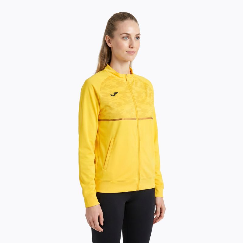 Dámská běžecká mikina Joma Record III Full Zip yellow 4