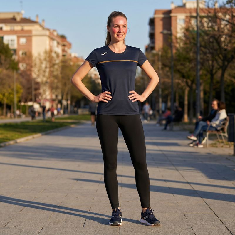 Dámské běžecké tričko Joma Record III black 6