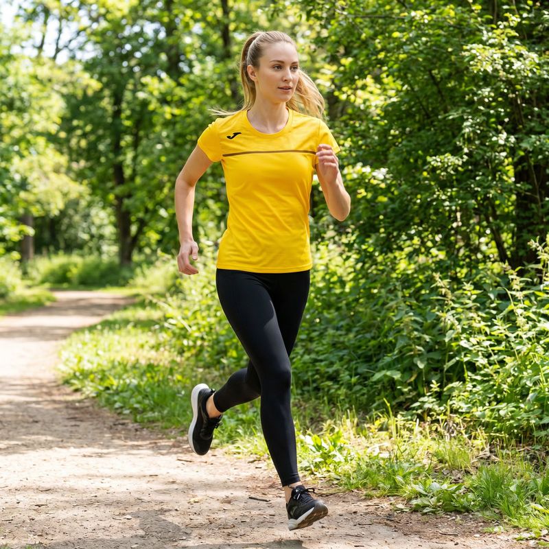 Dámské běžecké tričko Joma Record III yellow 7