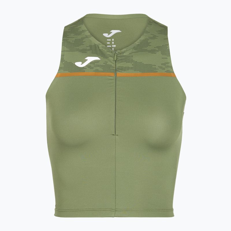 Dámské běžecké tričko Joma Record III Top khaki barvy 4
