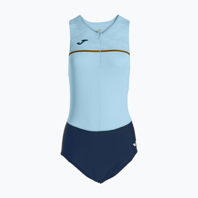 Dámské triatlonové plavky Joma Record III Bodysuit sky blue-navy