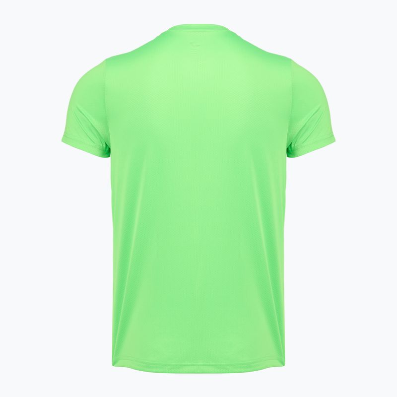 Pánské běžecké tričko Joma Record III fluor green 2