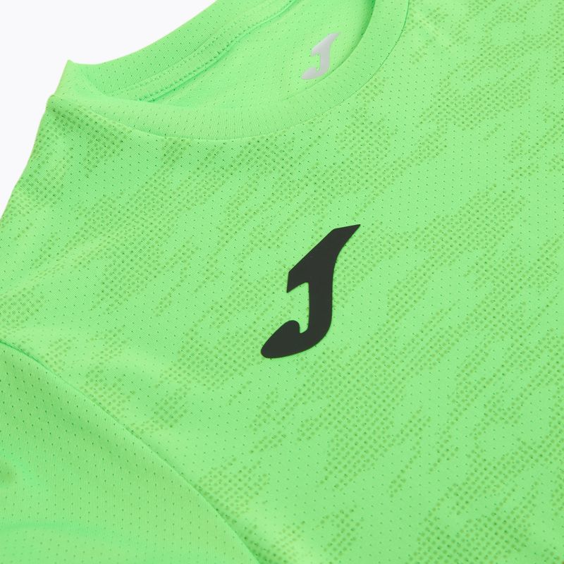 Pánské běžecké tričko Joma Record III fluor green 4