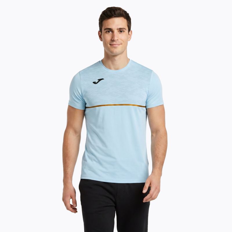 Pánské běžecké tričko Joma Record III light blue 2