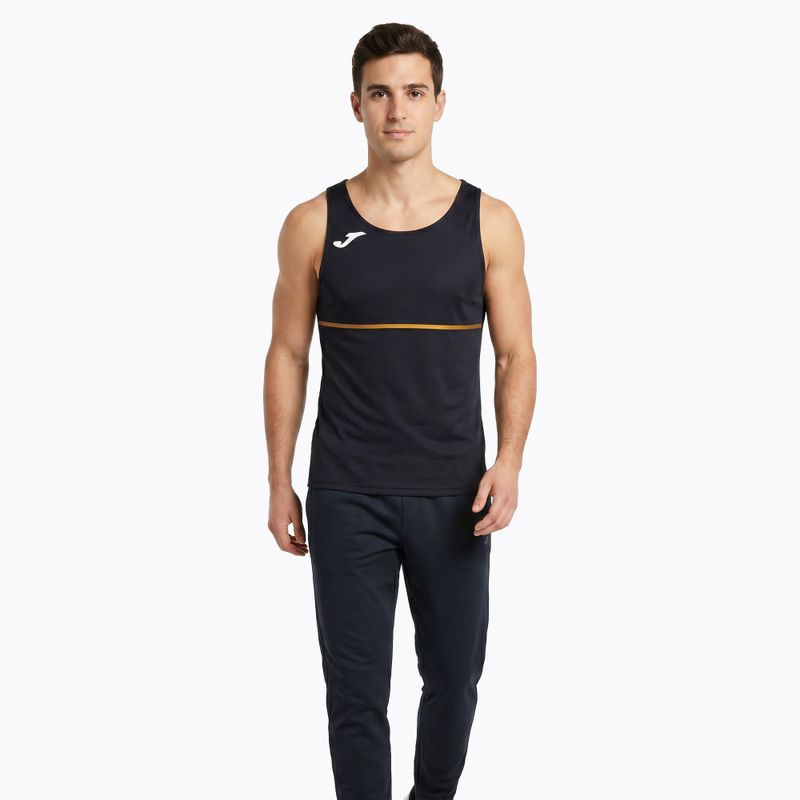 Pánské běžecké tričko Joma Record III black 2
