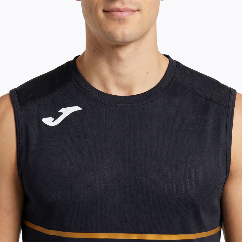 Pánské běžecké tričko Joma Record III black 4
