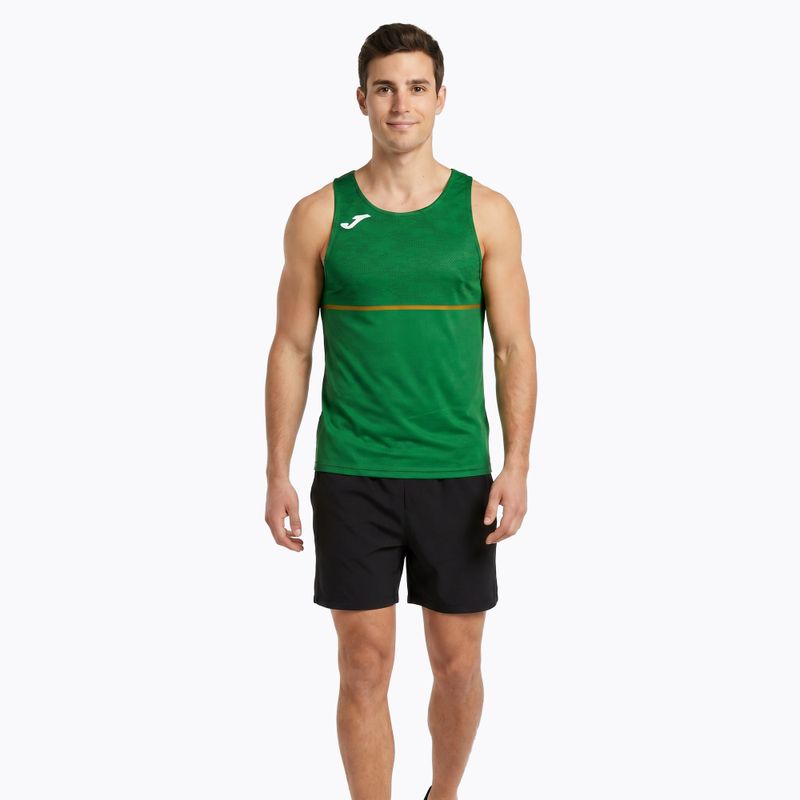 Pánské běžecké tričko Joma Record III green 2