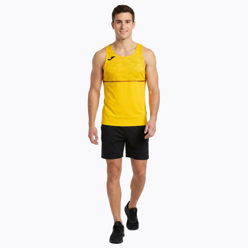 Pánské běžecké tričko Joma Record III yellow 2