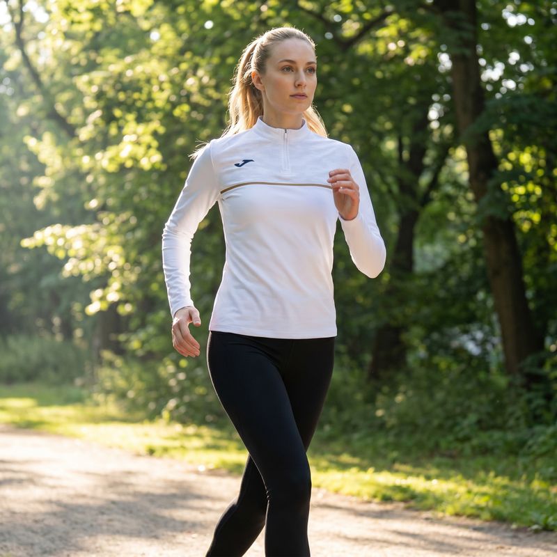 Dámská běžecká mikina Joma Record III white 9