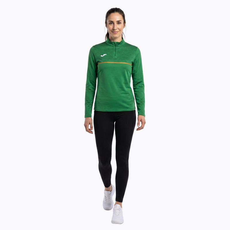Dámská běžecká mikina Joma Record III green 2