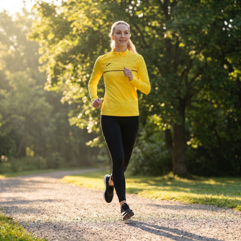 Dámská běžecká mikina Joma Record III yellow 9