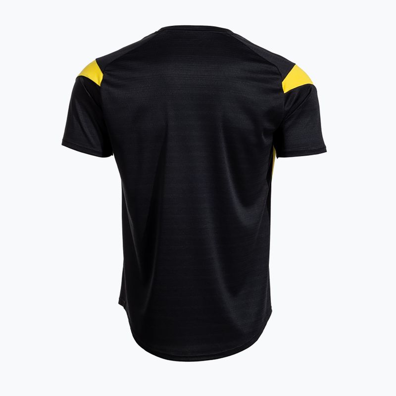Pánské tričko Joma Montreal black/yellow 2