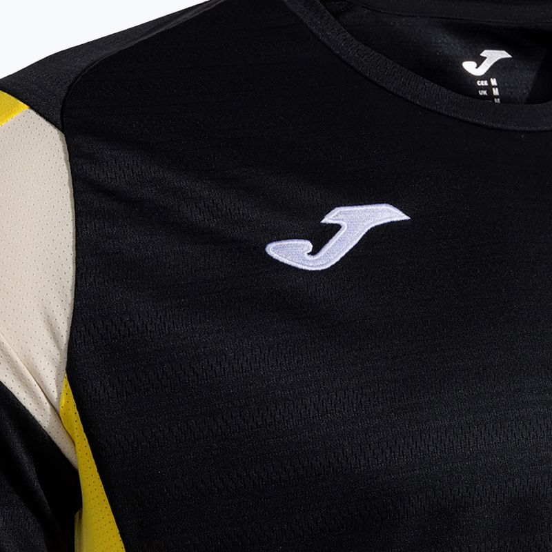 Pánské tričko Joma Montreal black/yellow 3