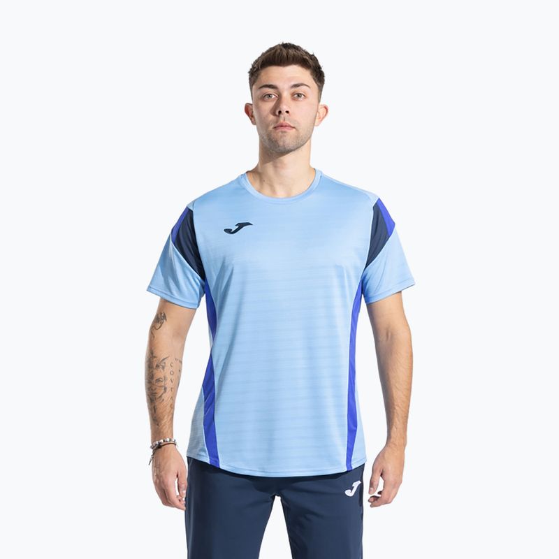 Pánské tričko Joma Montreal sky blue/dark navy