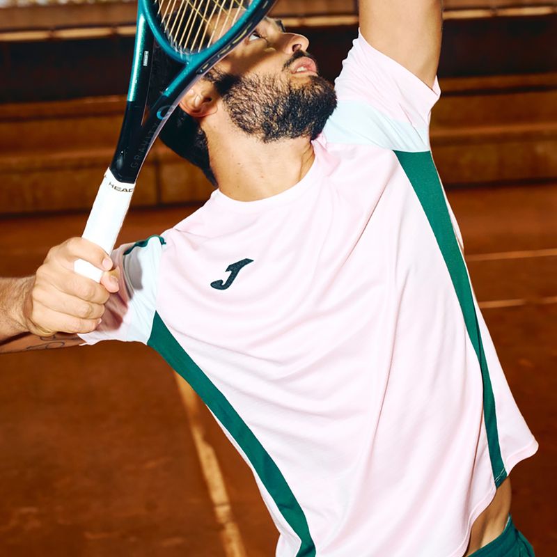 Pánské tričko Joma Montreal pink/green 5