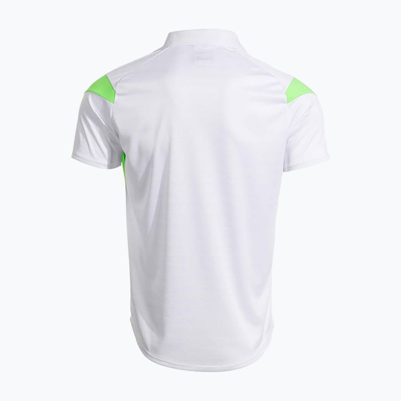 Pánské tenisové tričko Joma Montreal white/fluor green 3