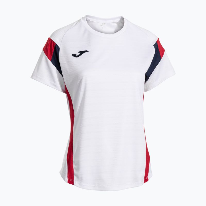 Dámské tenisové tričko Joma Montreal white / red 3