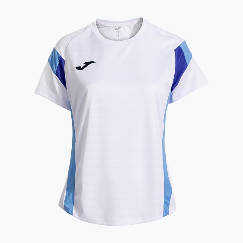 Dámské tenisové tričko Joma Montreal white/sky blue