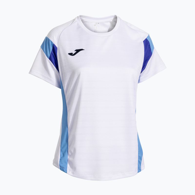 Dámské tenisové tričko Joma Montreal white/sky blue 2