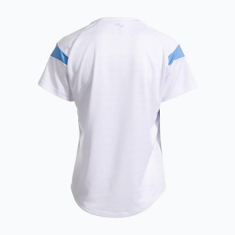 Dámské tenisové tričko Joma Montreal white/sky blue 3