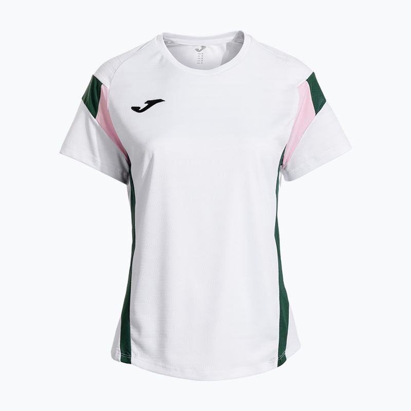 Dámské tenisové tričko Joma Montreal white/green