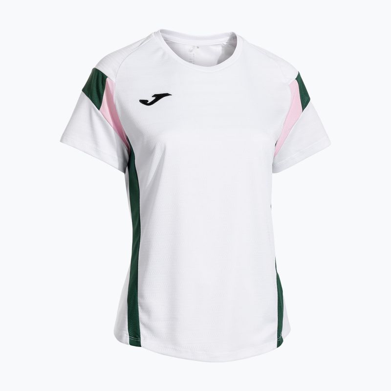 Dámské tenisové tričko Joma Montreal white/green 2