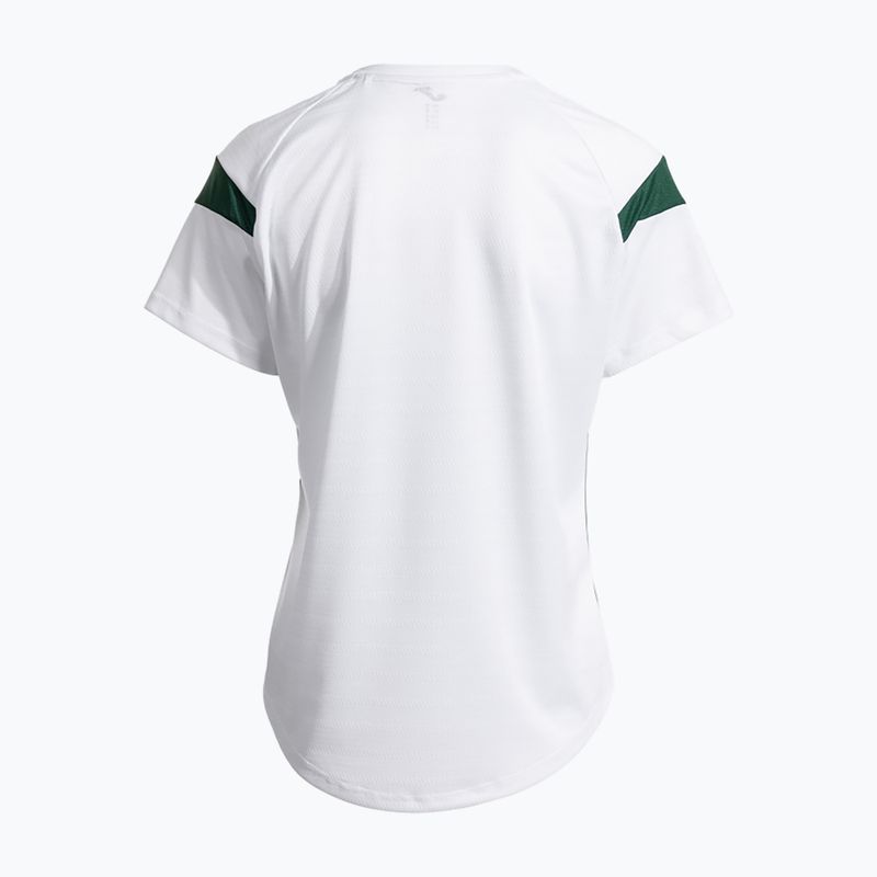 Dámské tenisové tričko Joma Montreal white/green 3