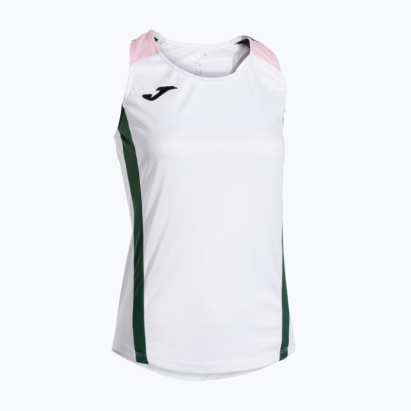 Dámské tenisové tričko Joma Montreal white/green