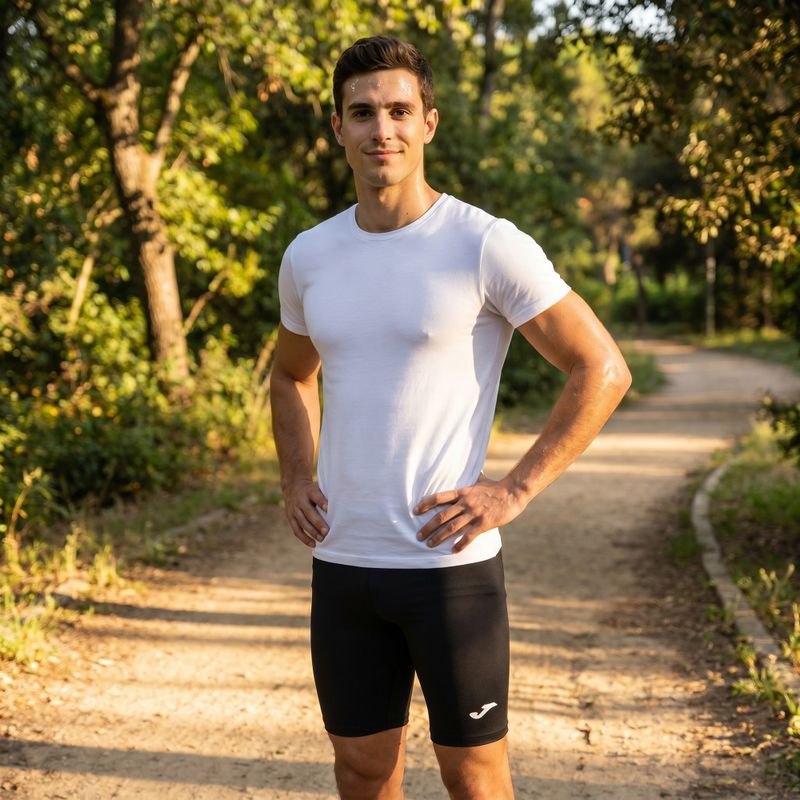 Pánské běžecké šortky Joma Record Tights black 11
