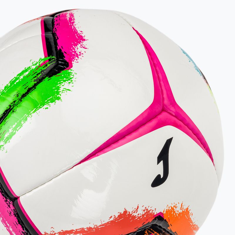 Fotbalový míč Joma Halley II white/fluor pink velikost 4 4
