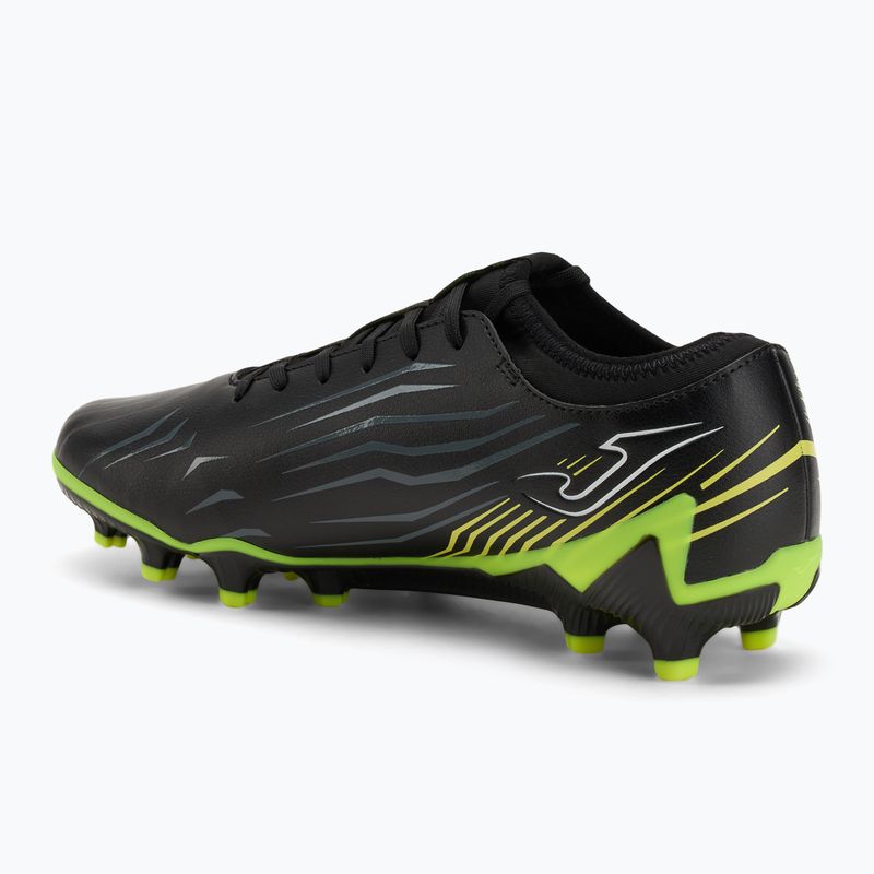 Pánské kopačky Joma Propulsion FG black/fluor yellow 3