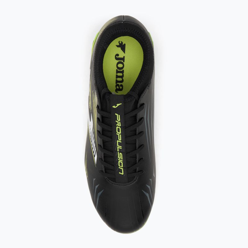 Pánské kopačky Joma Propulsion FG black/fluor yellow 5