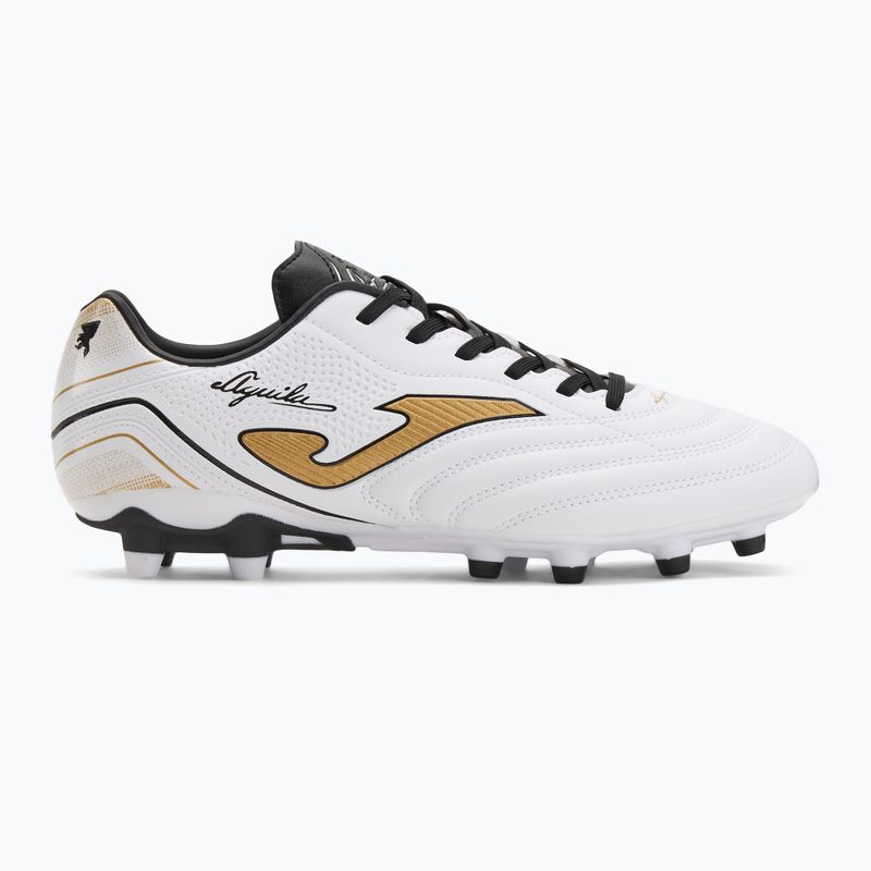 Pánské kopačky  Joma Aguila FG white/gold 2