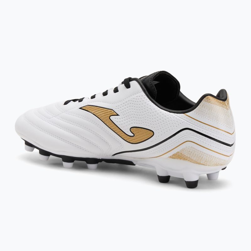 Pánské kopačky  Joma Aguila FG white/gold 3