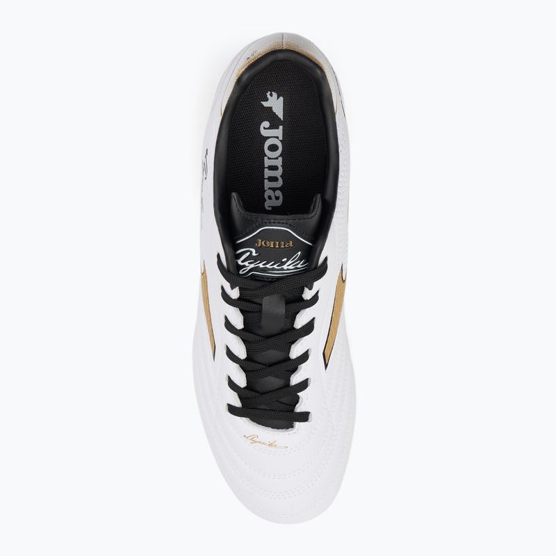 Pánské kopačky  Joma Aguila FG white/gold 5