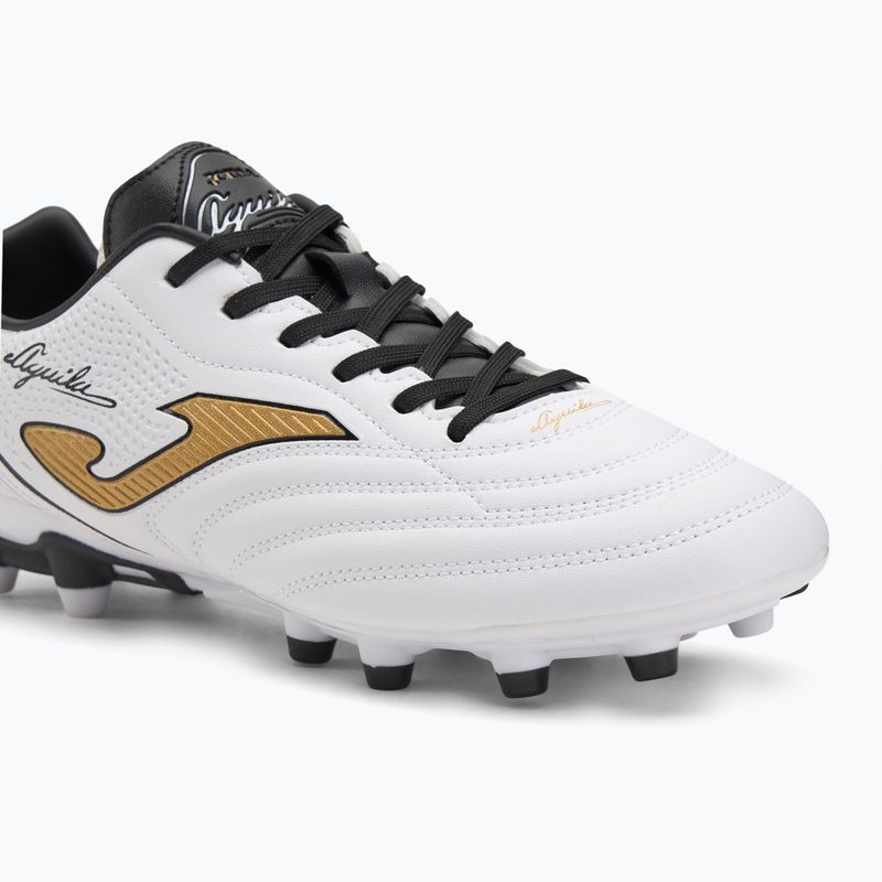 Pánské kopačky  Joma Aguila FG white/gold 7