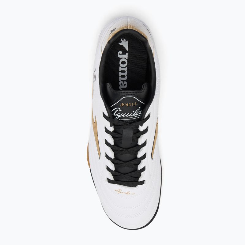 Pánské kopačky  Joma Aguila TF white/gold 5
