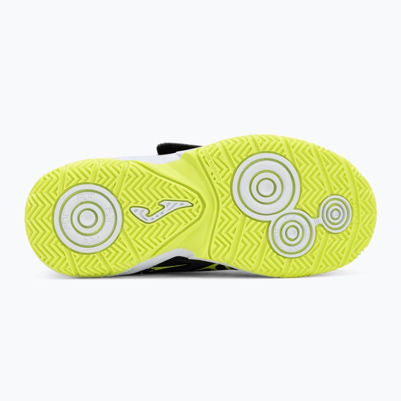 Dětské kopačky Joma Super Copa Jr IN black/fuor yellow 4