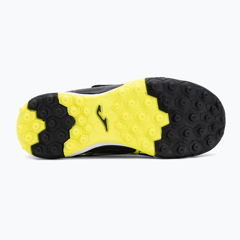 Dětské fotbalové boty Joma Super Copa Jr TF black / fluor yellow 4